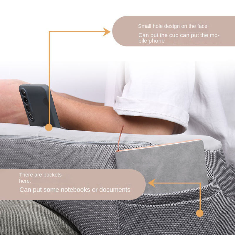 JYM051 reading pillow breathable mesh cover detail